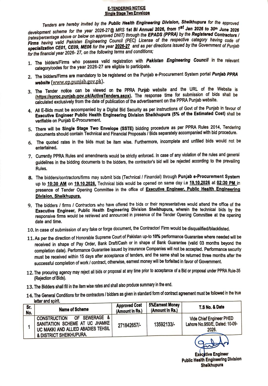 Tender Document