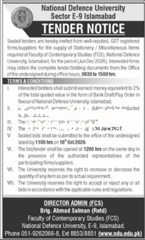 Tender Document