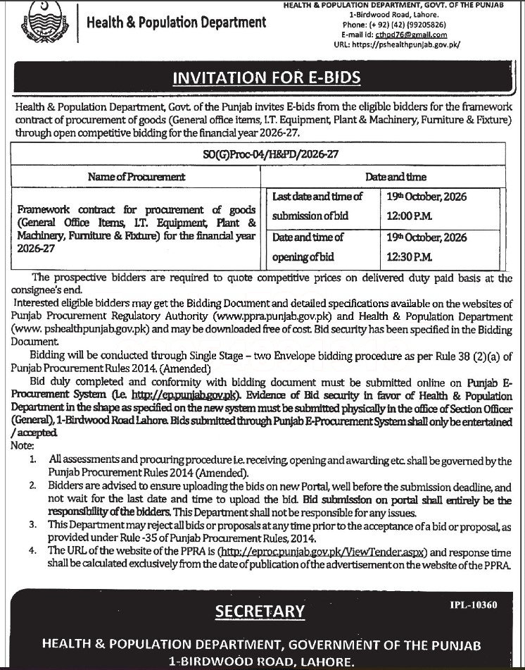 Tender Document