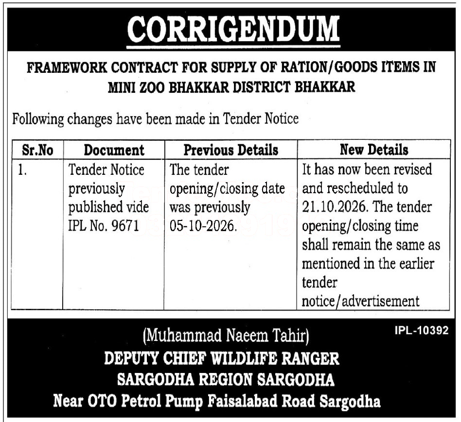 Tender Document