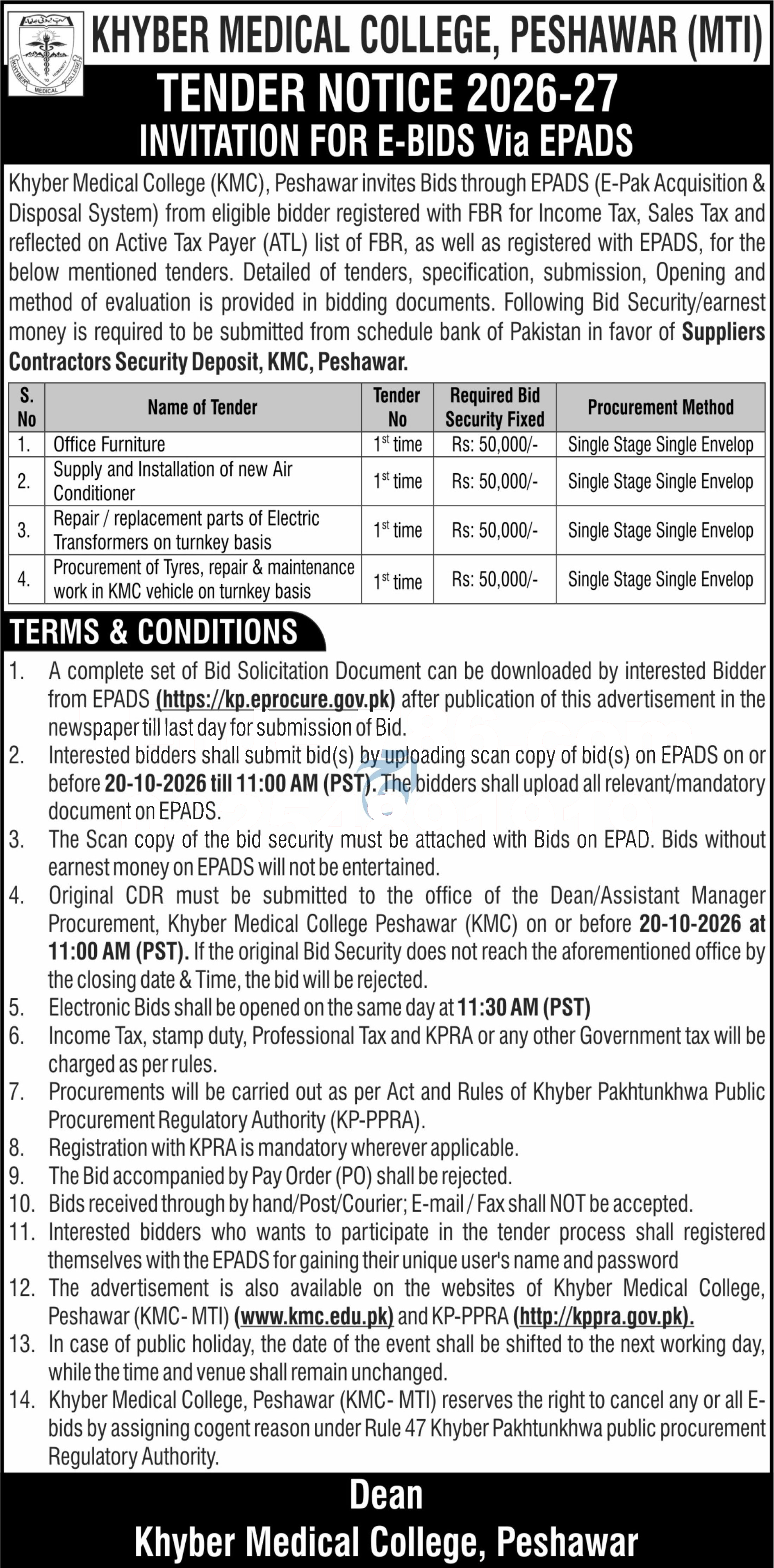 Tender Document