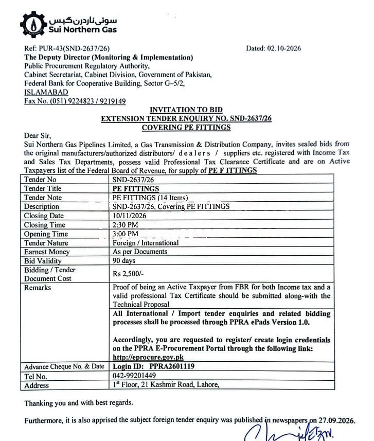 Tender Document