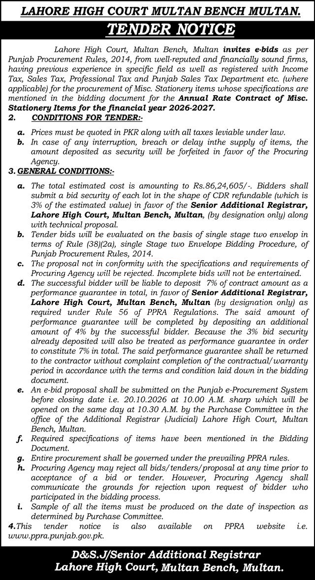 Tender Document