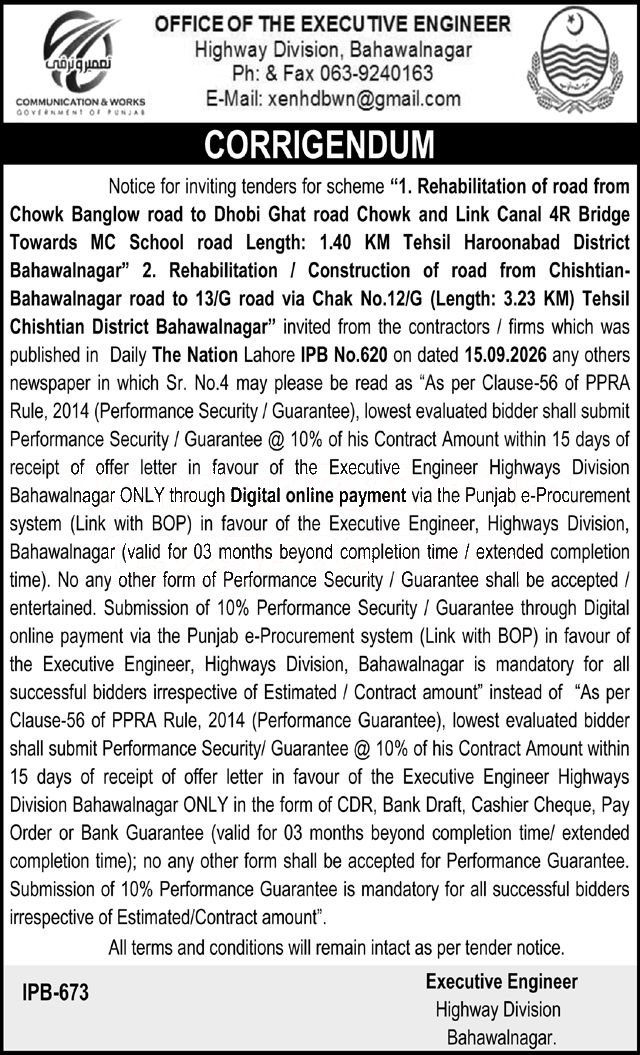 Tender Document