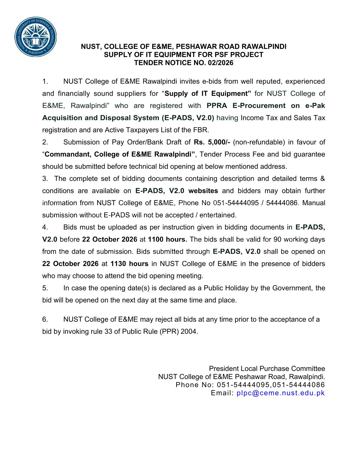 Tender Document