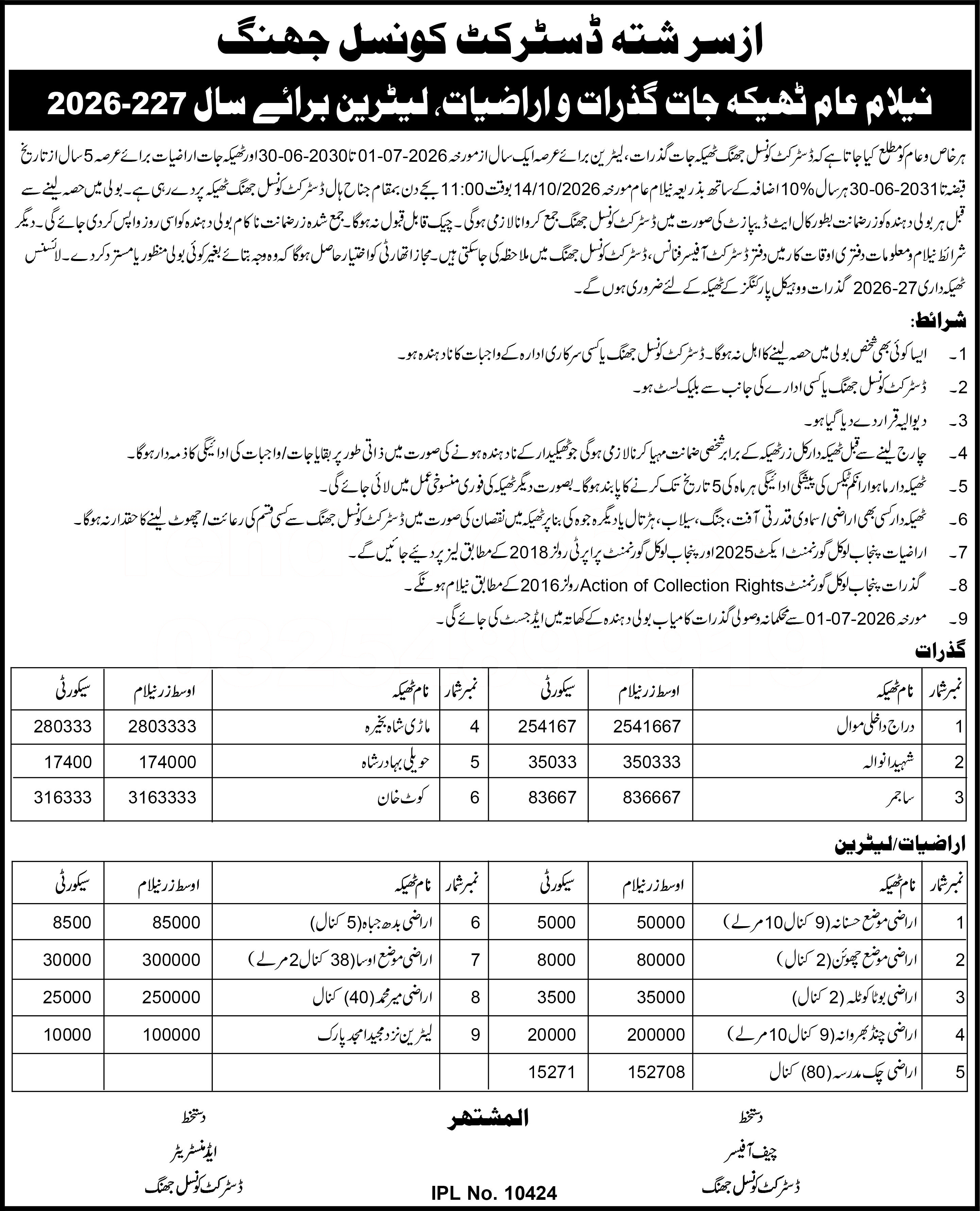 Tender Document