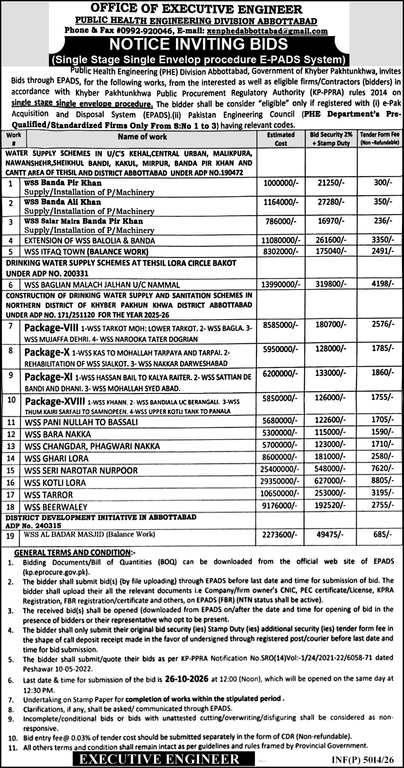 Tender Document