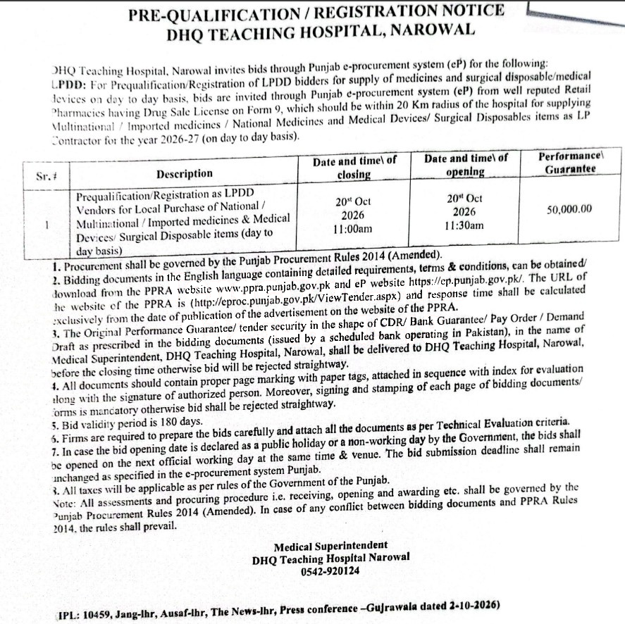 Tender Document