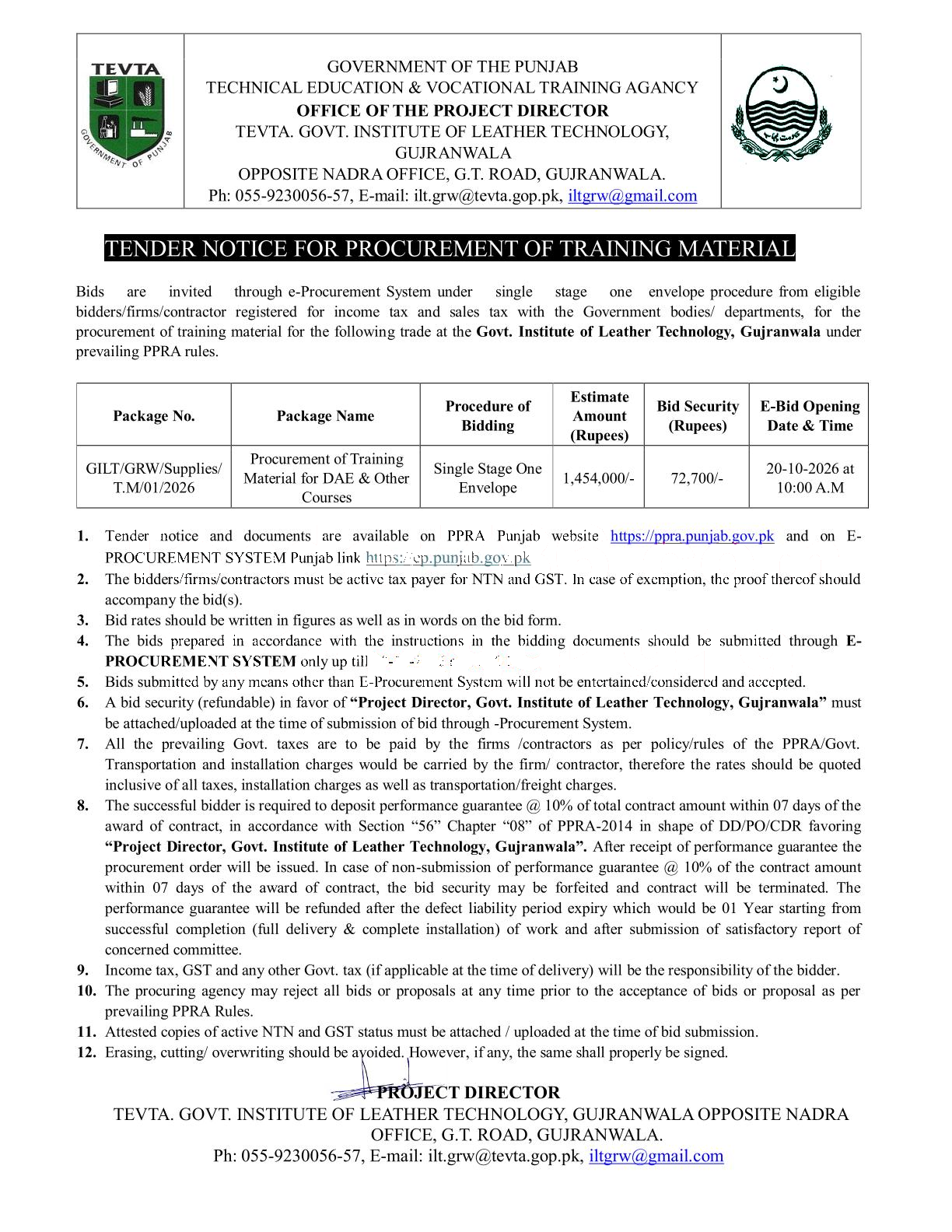 Tender Document