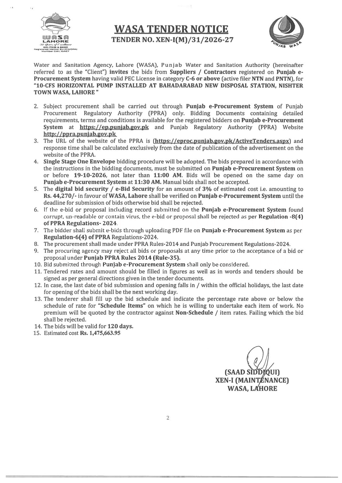 Tender Document