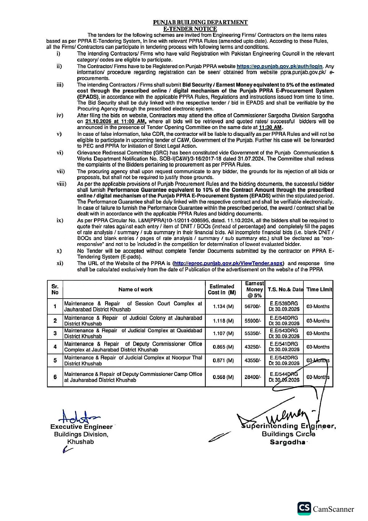 Tender Document