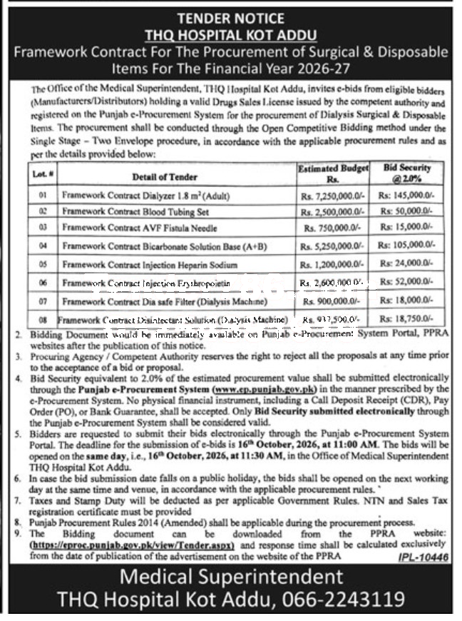 Tender Document