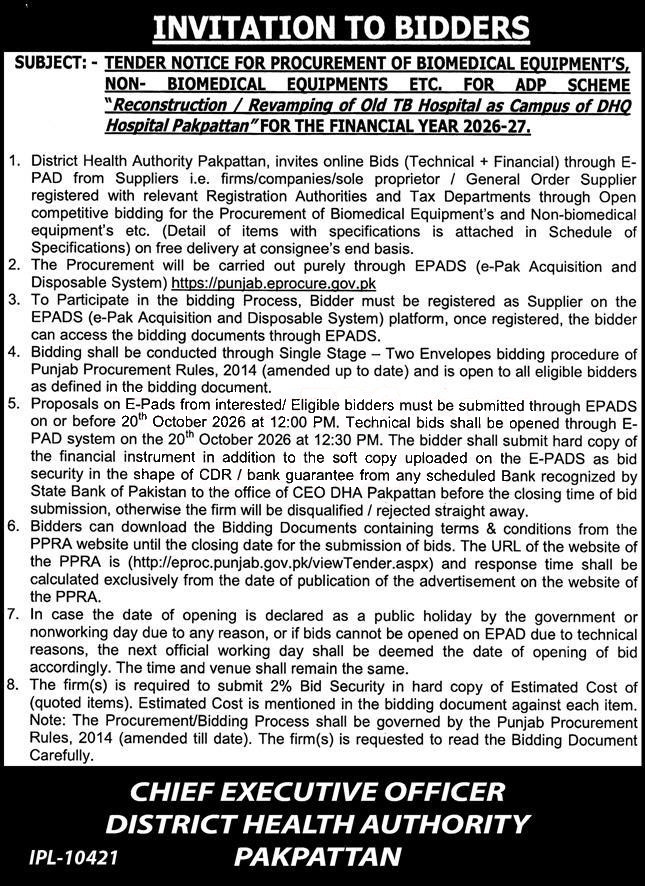 Tender Document