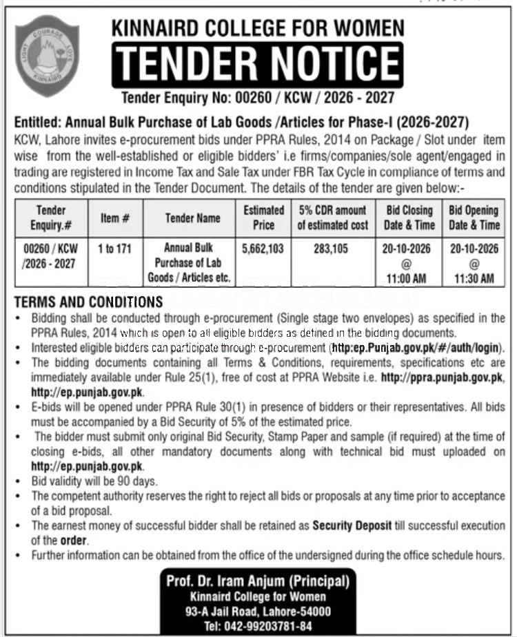 Tender Document