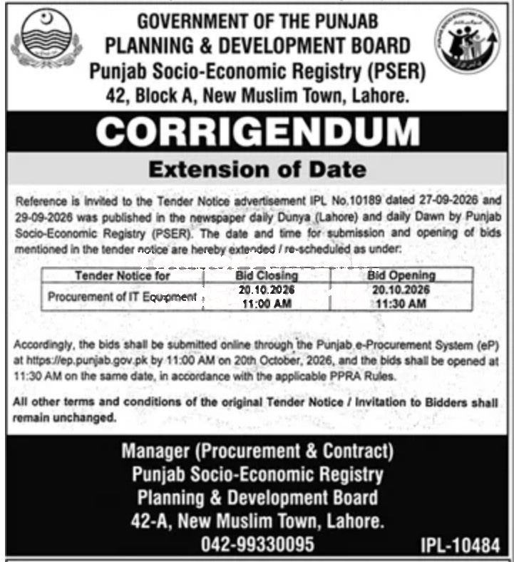 Tender Document