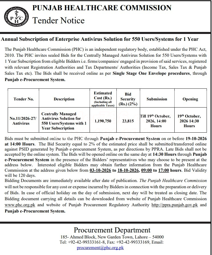 Tender Document
