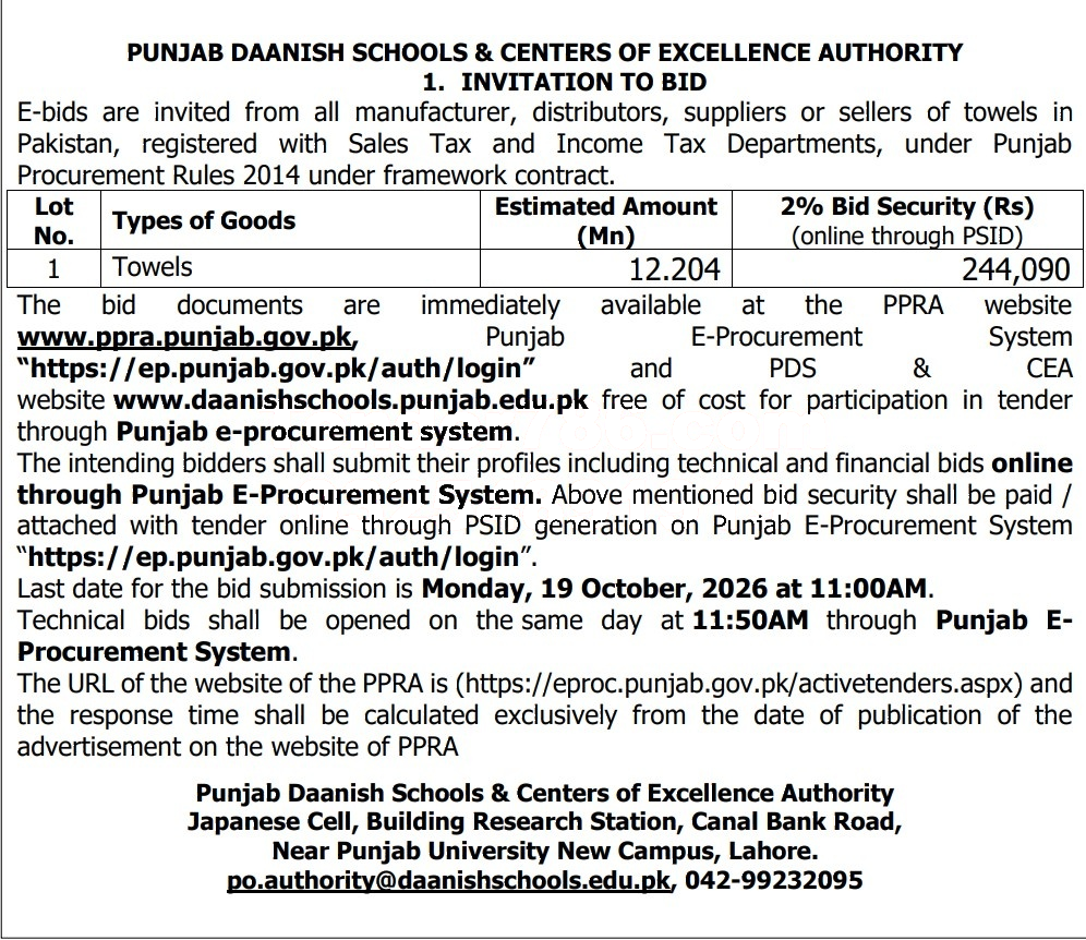 Tender Document