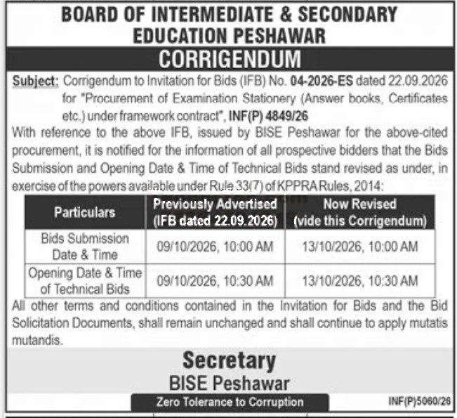 Tender Document