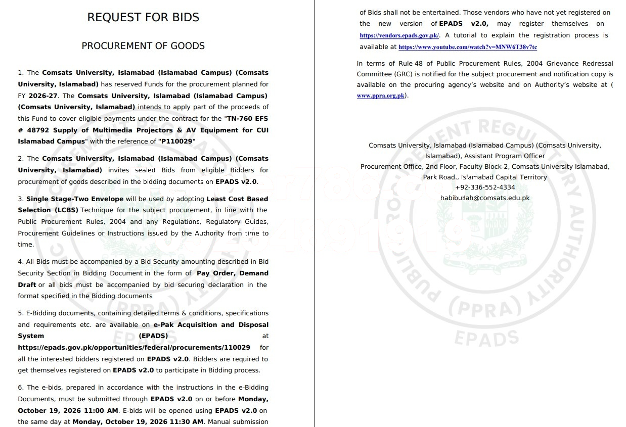 Tender Document