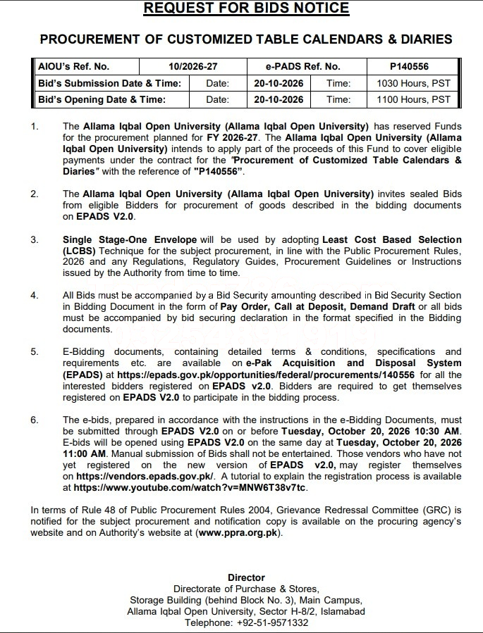 Tender Document