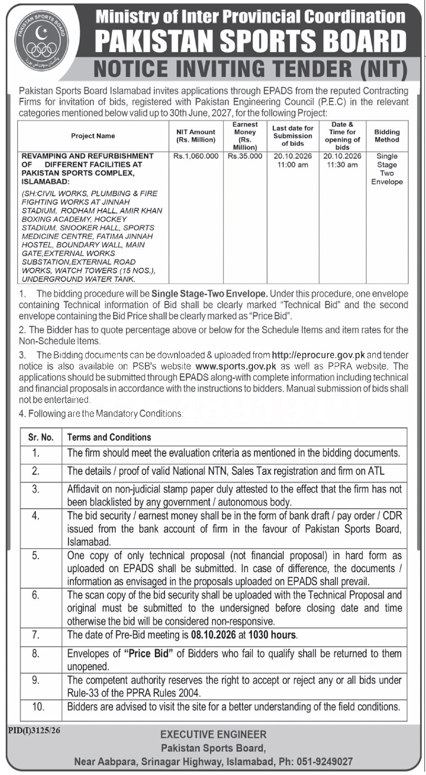 Tender Document