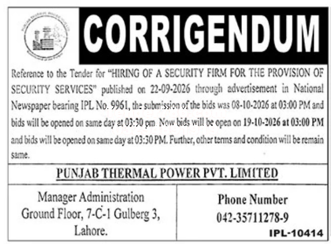 Tender Document