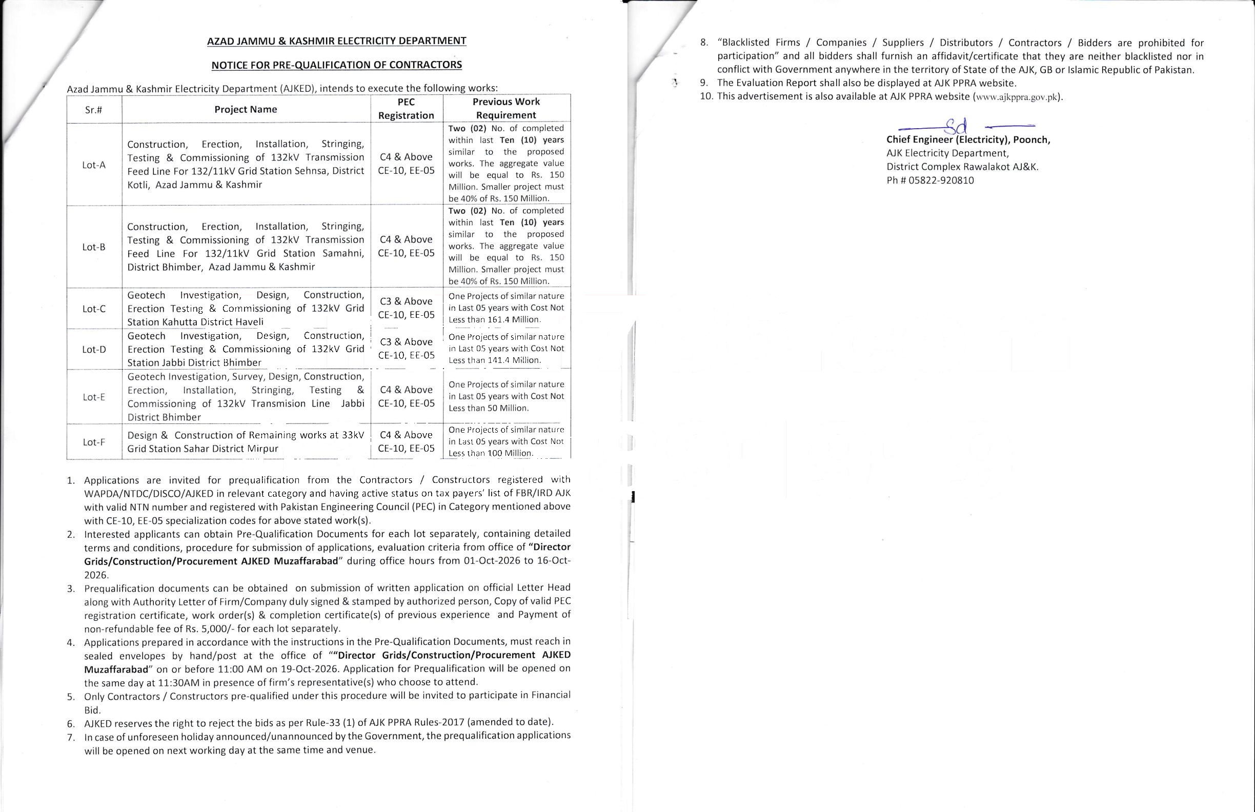 Tender Document