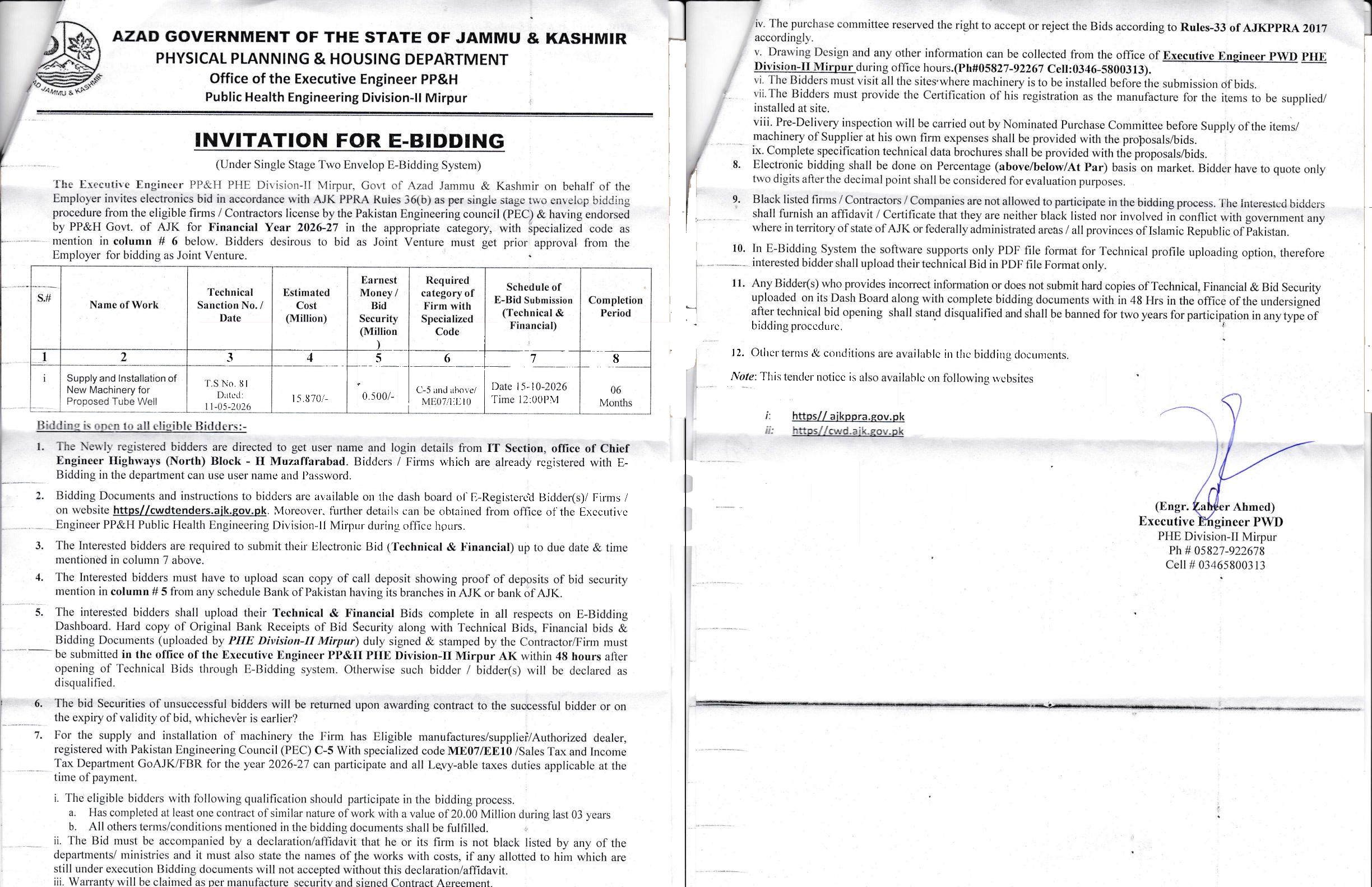 Tender Document