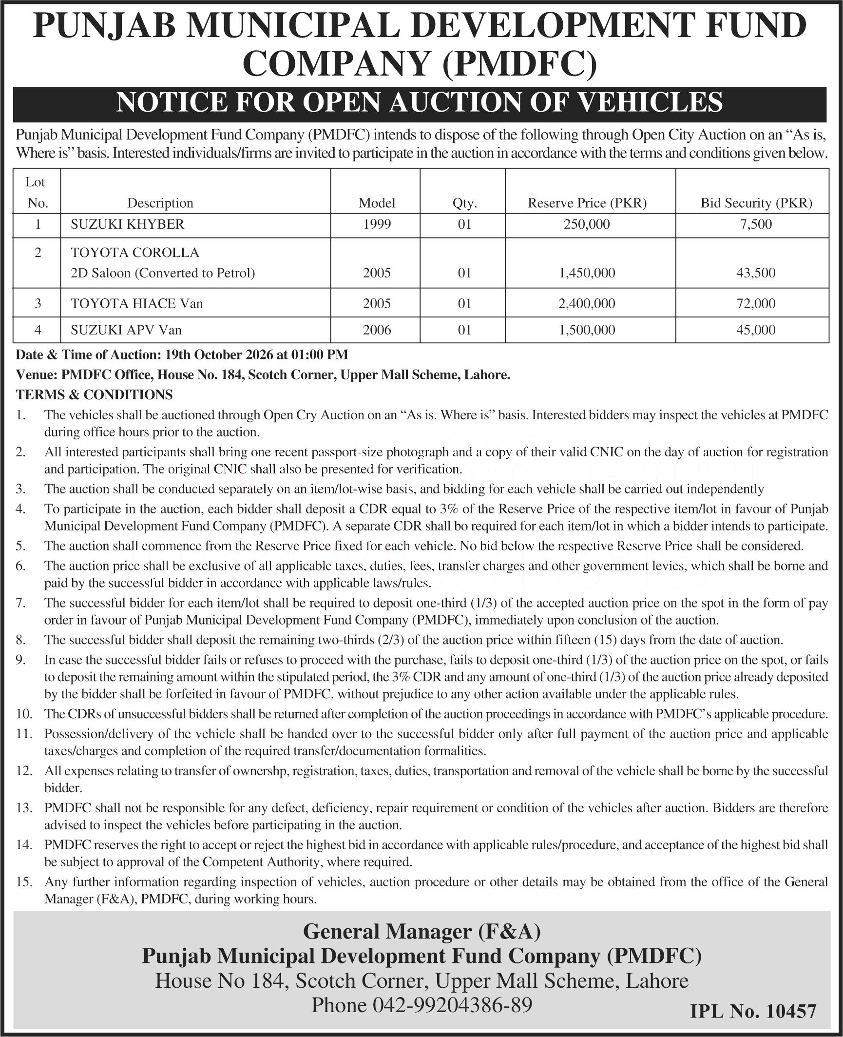 Tender Document