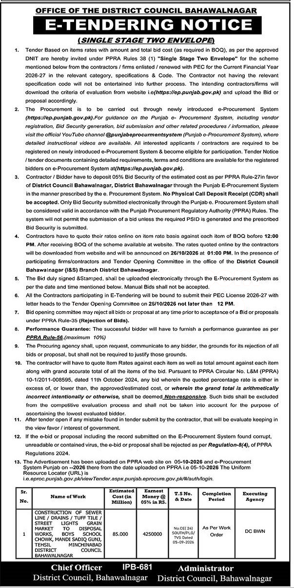 Tender Document