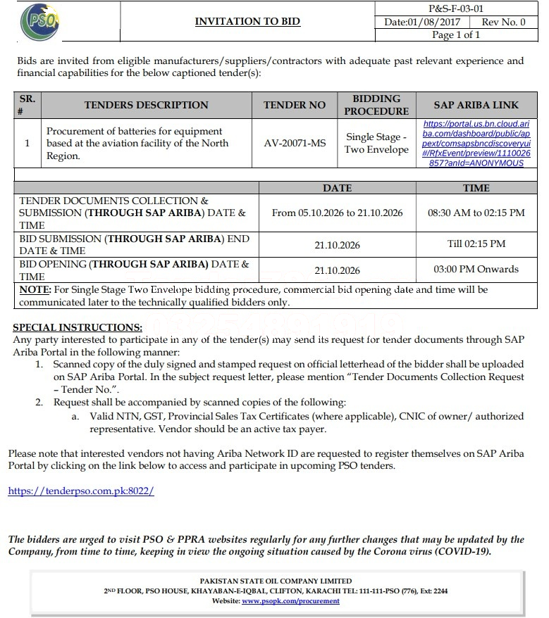 Tender Document