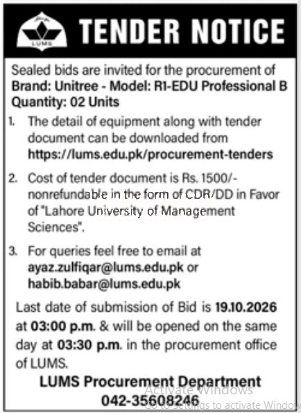 Tender Document