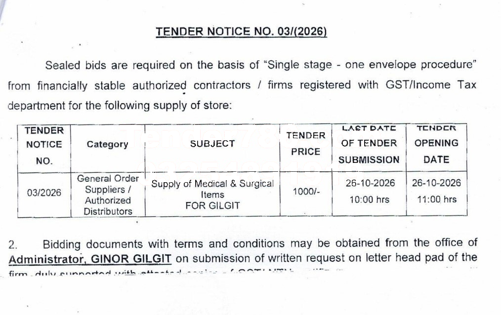 Tender Document