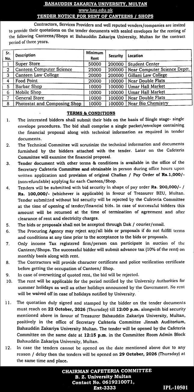 Tender Document