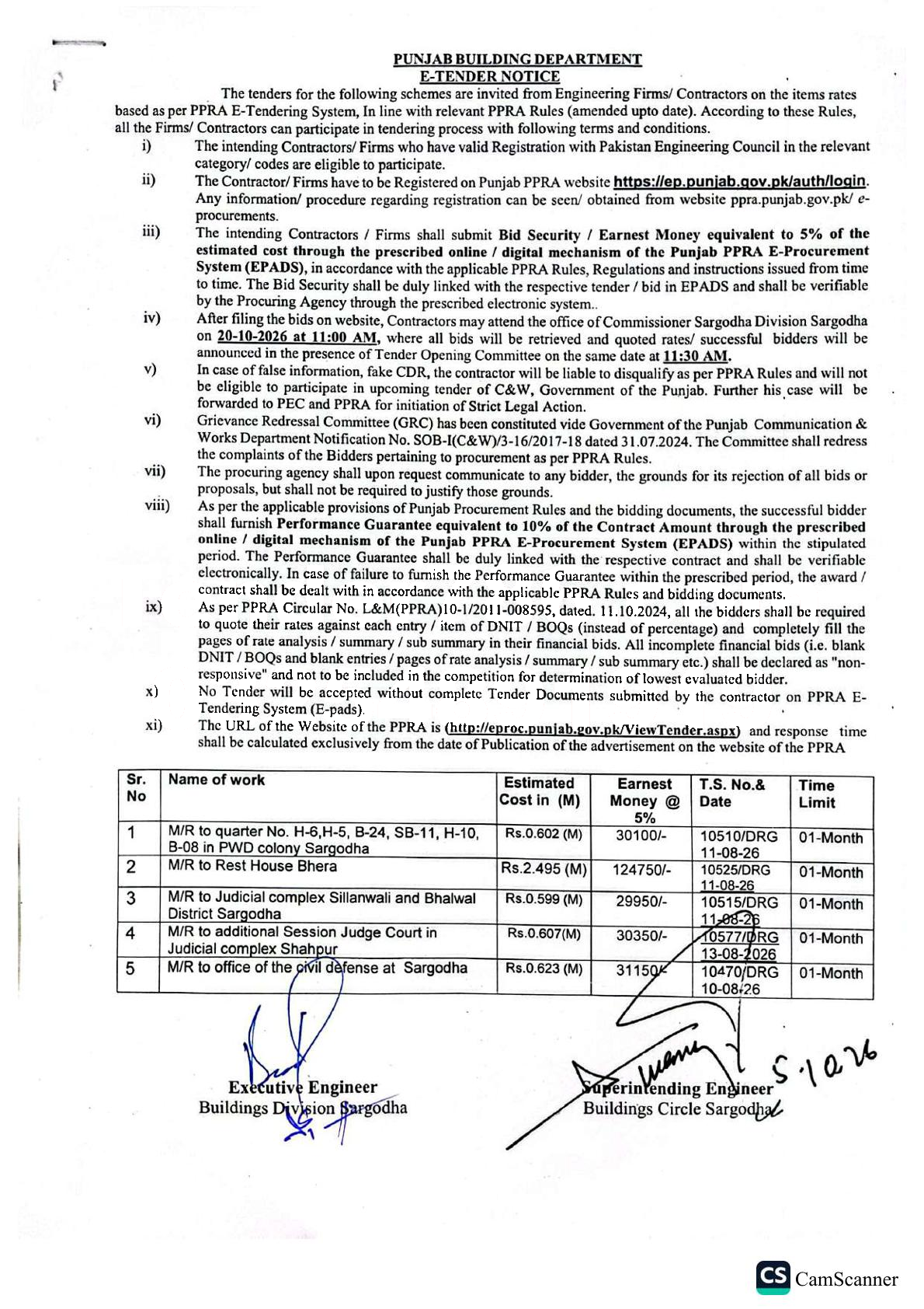 Tender Document