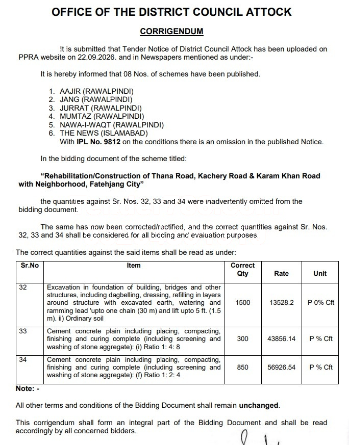 Tender Document