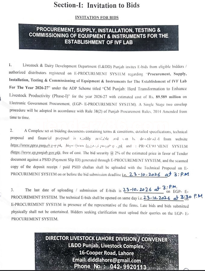 Tender Document