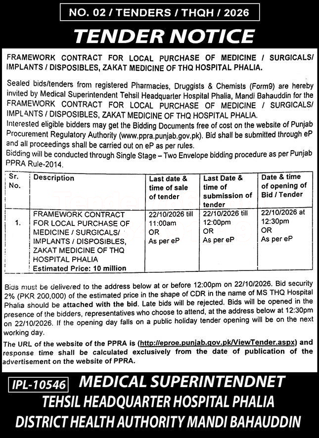 Tender Document
