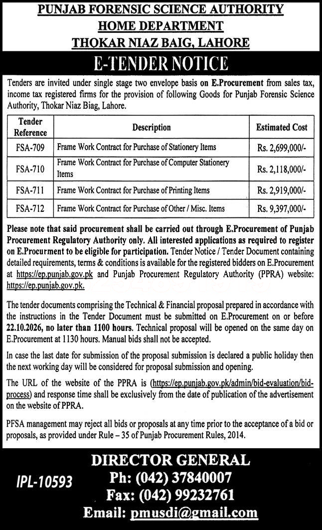 Tender Document