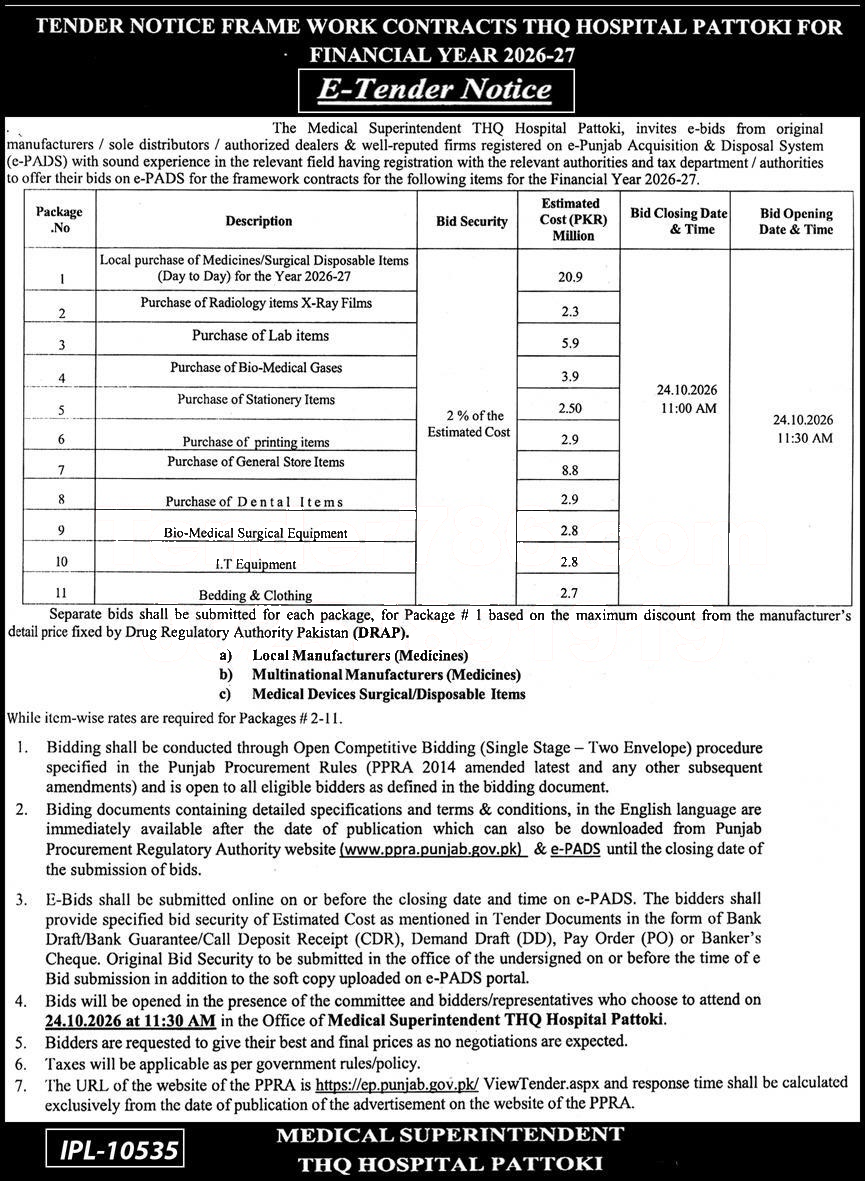 Tender Document