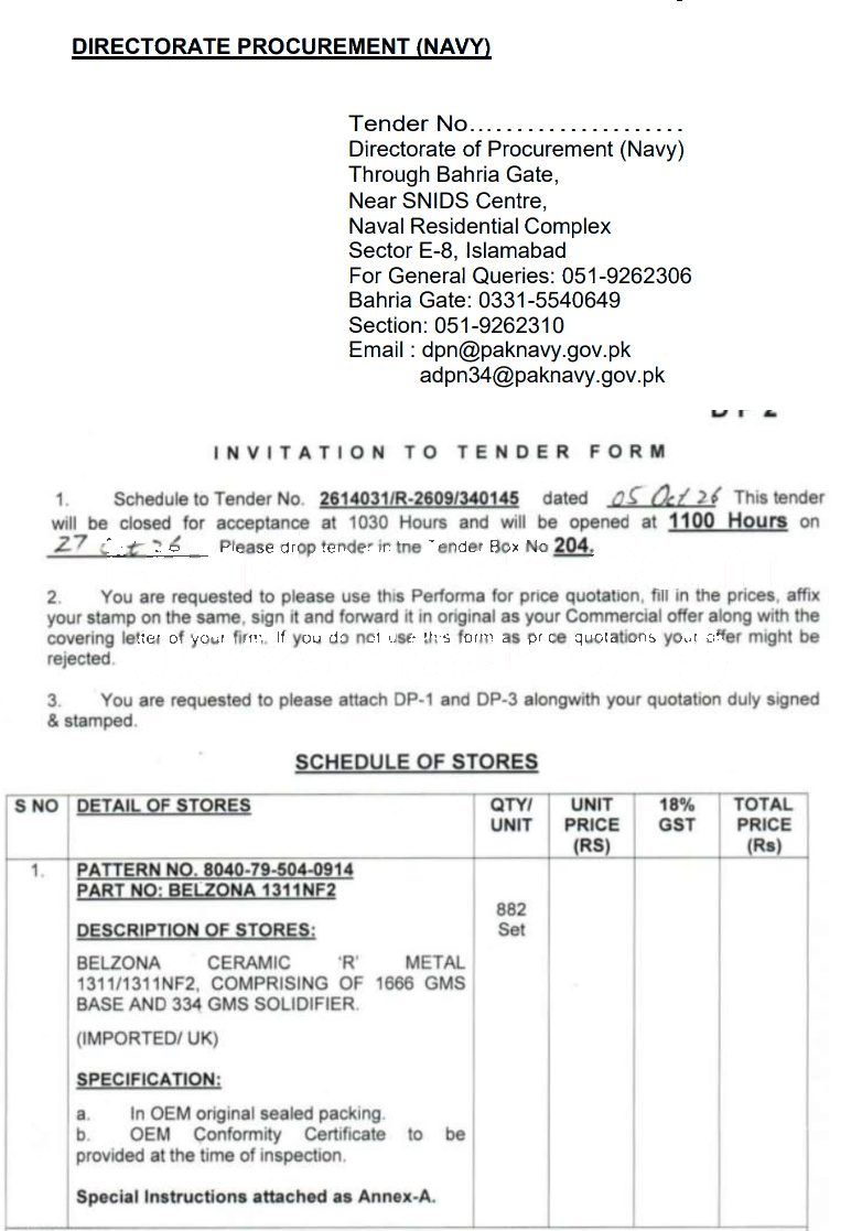 Tender Document