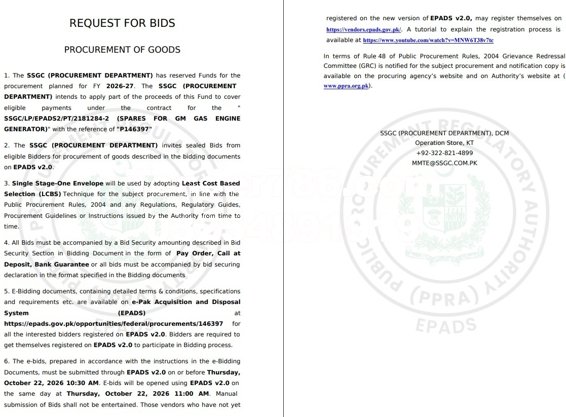 Tender Document