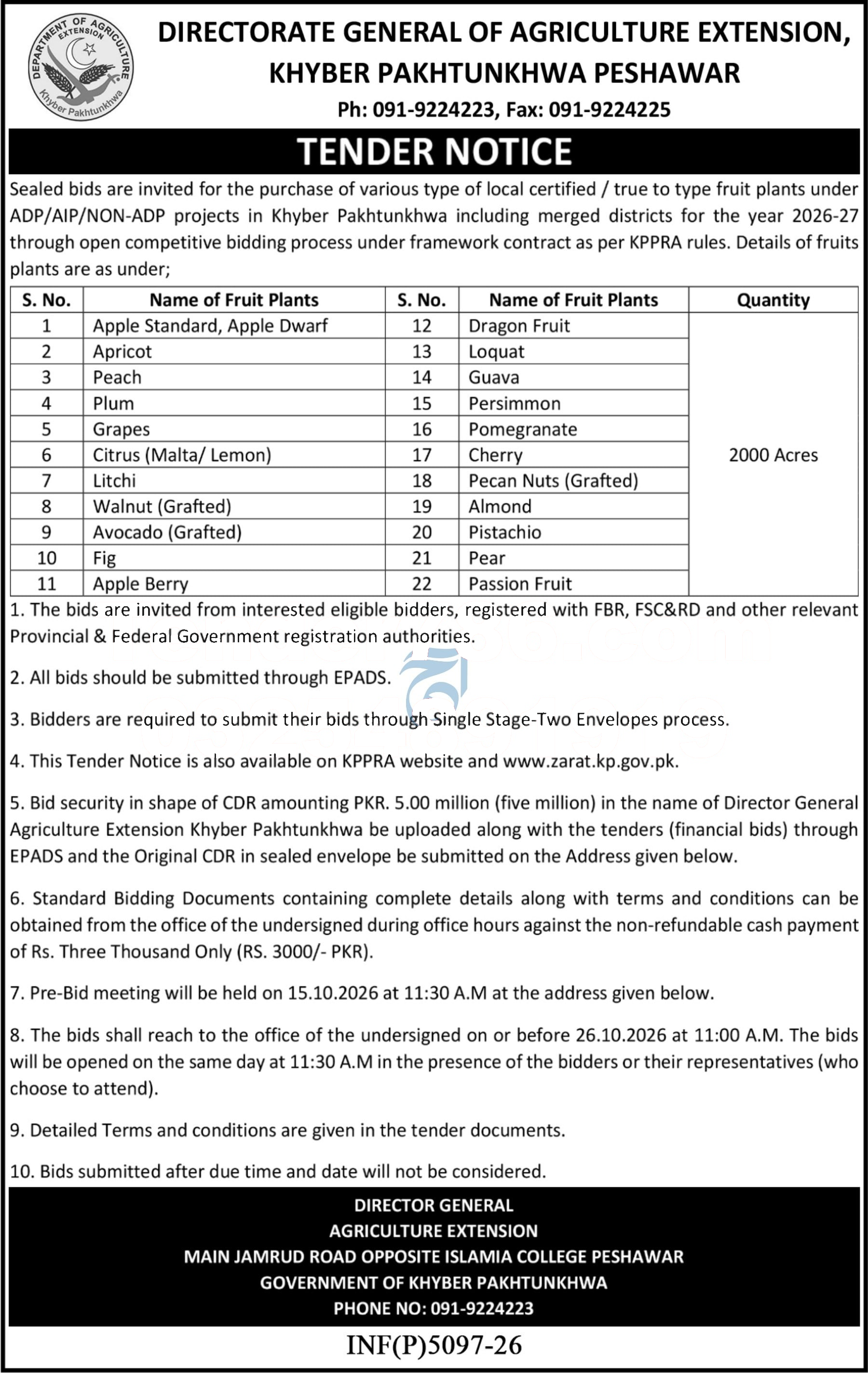 Tender Document
