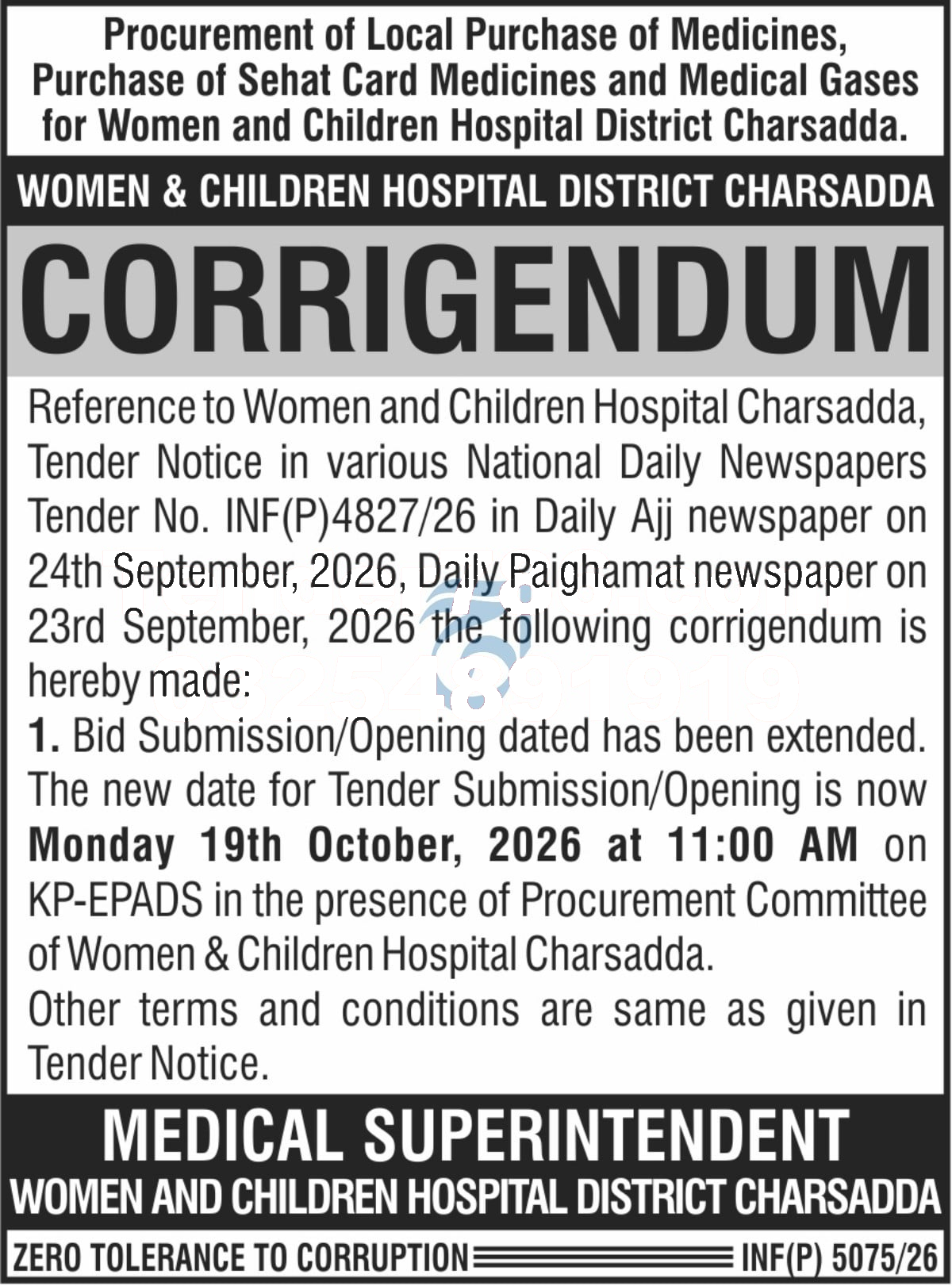 Tender Document