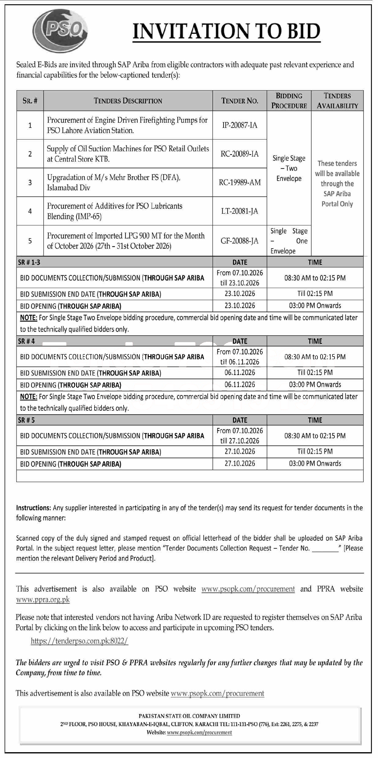 Tender Document