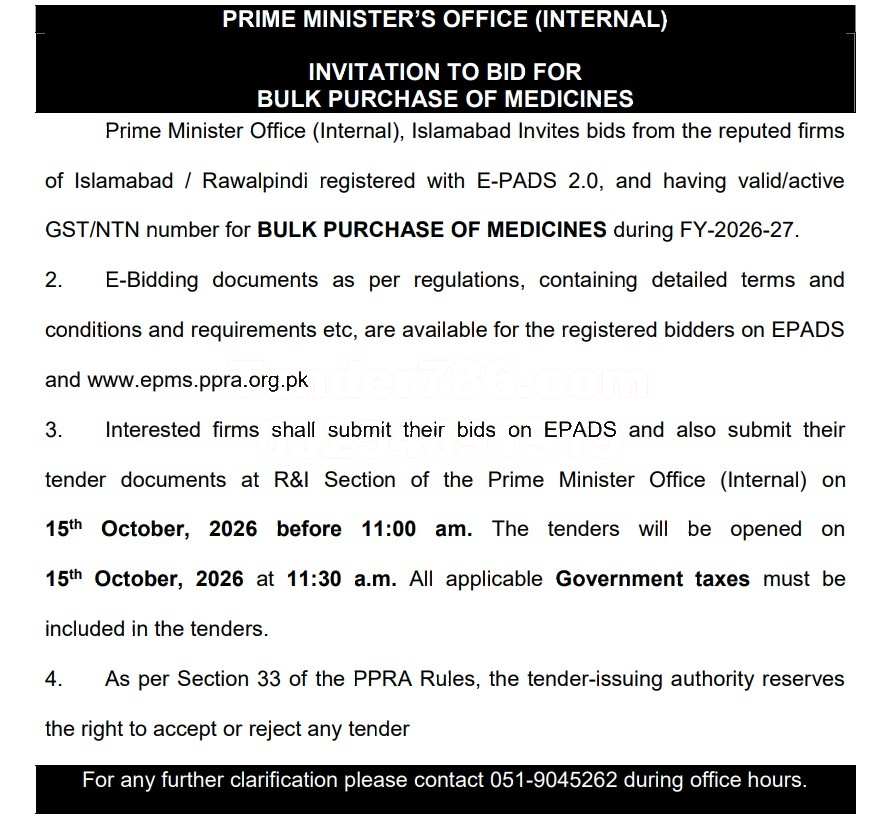 Tender Document