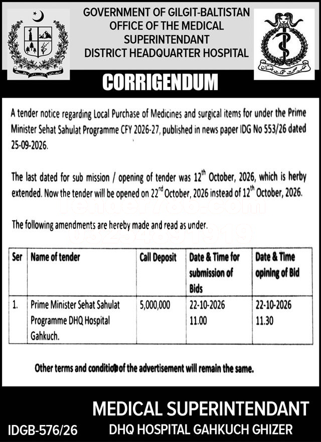Tender Document