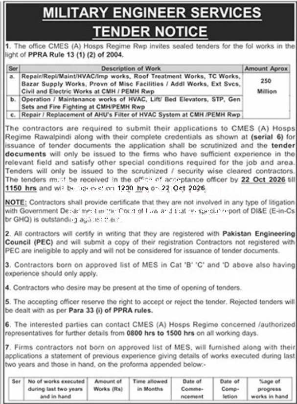 Tender Document
