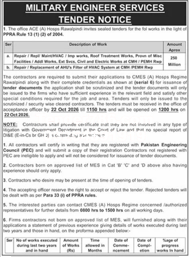 Tender Document