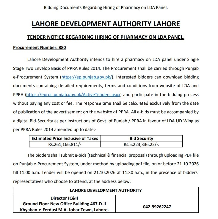Tender Document
